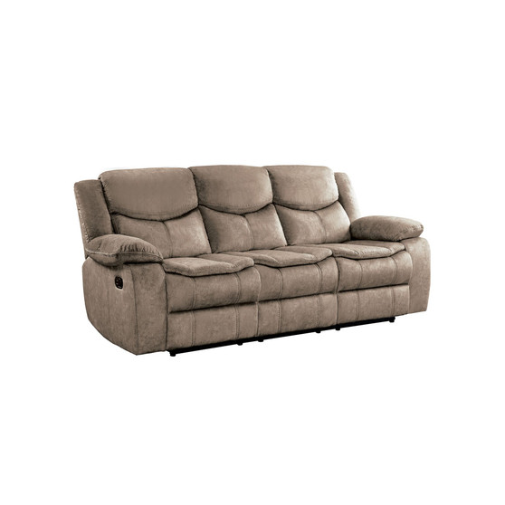 White Label Veloce 88" Double Glider Reclining Sofa