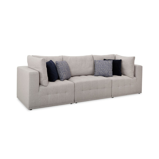 CLOSEOUT! Modern 3-Pc. Fabric Modular Sofa