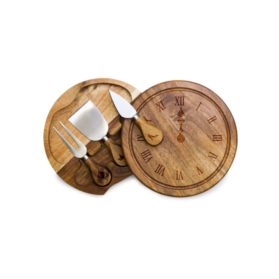 Cinderella Brie Cheese and Cutting Board Tools Set, 4 Pieces