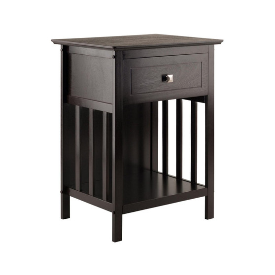 Marcel Accent Table in Coffee Finish