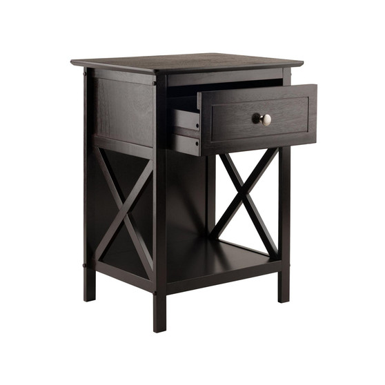 Xylia Accent Table in Coffee Finish