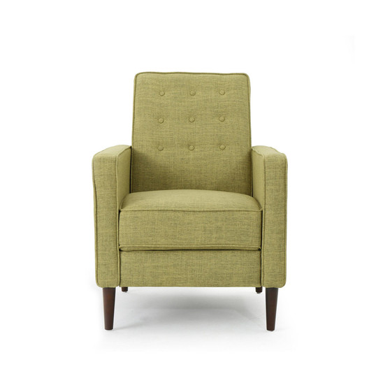 Mervynn Mid-Century Modern Button Tufted Recliner