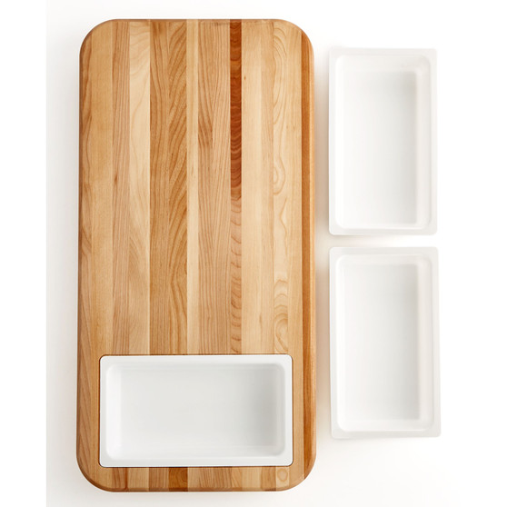 Cutting Board with Tray