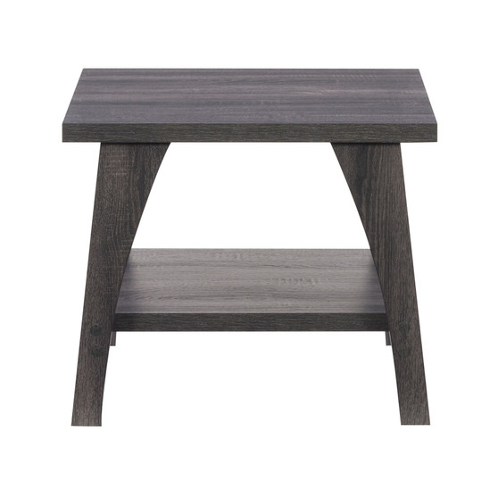 Hollywood Side Table with Lower Shelf