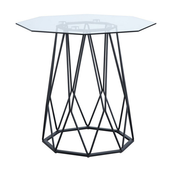 Trystance Glass Top End Table