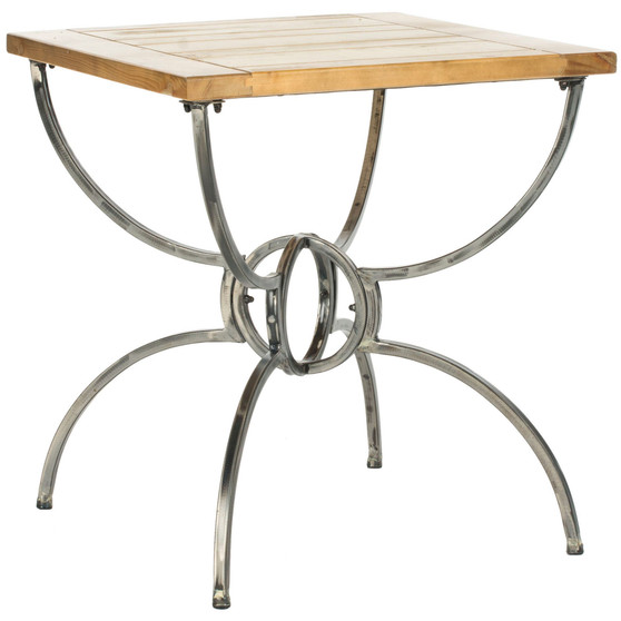 Alvin Wood Top End Table