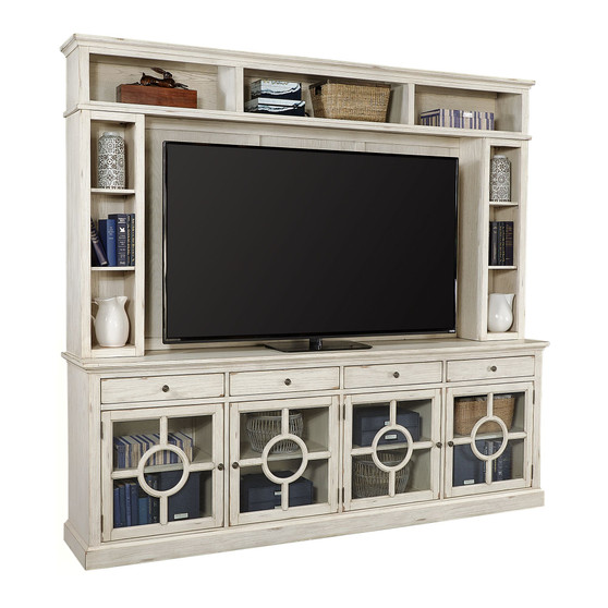 Radius 2PC Console Set (96"Console and Hutch)