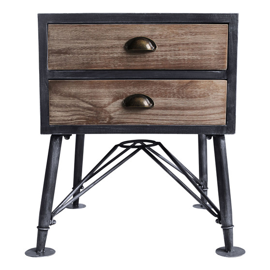 Mathis 2 Drawer End Table