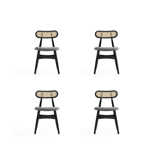 Colbert 4-Piece Ash Wood Upholstered Dining Chair