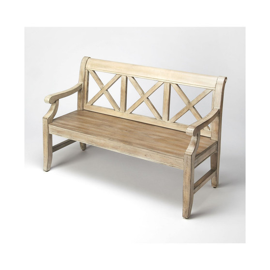Gerrit Driftwood Bench