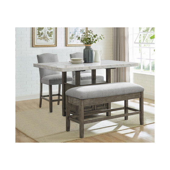 Grayson Dining 4-Pc Set ( Table + 2 Side Chairs+ Bench)