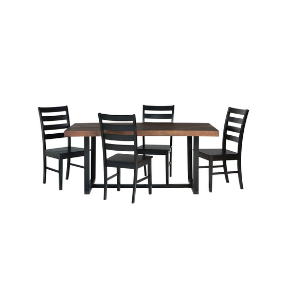 5-Piece Farmhouse Dining Set