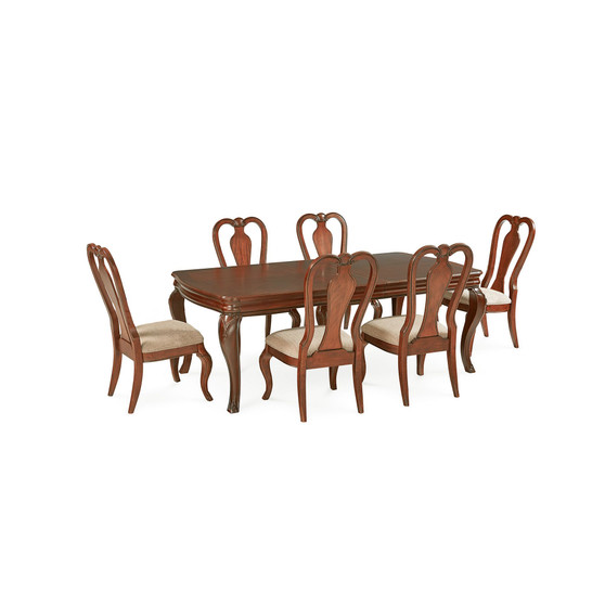 Evolution 7pc Dining Set (Table and 6 Side Chairs)