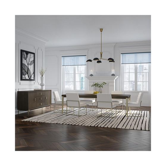 Drew & Jonathan Boulevard 7-Pc Dining Set (Rectangular Table + 6 Side Chairs)