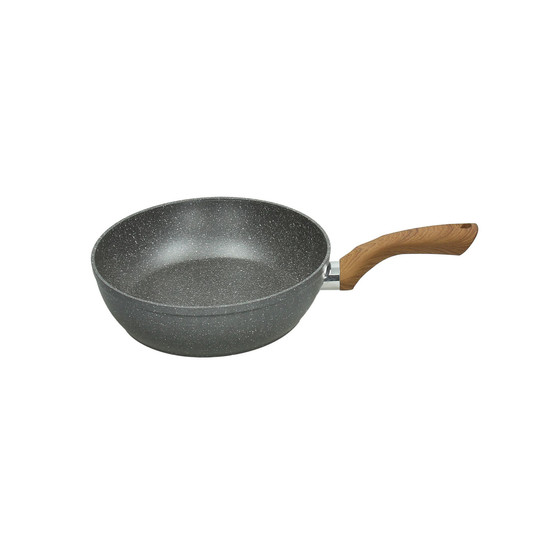 Wood and Stone Style 12.5" Fry Pan