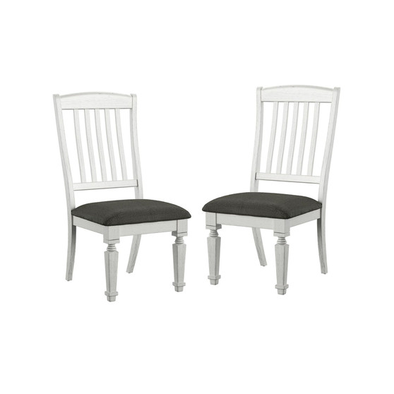 Cassie Antique White Side Chair (Set of 2)
