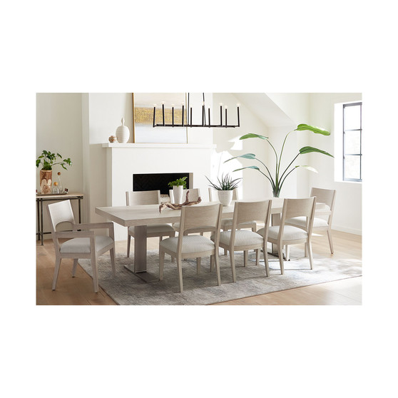 Solaria 9pc Dining Set (Rectangular Table, 6 Side Chairs, & 2 Arm Chairs)