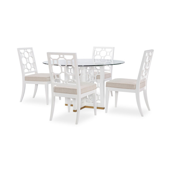 Chelsea 5pc Round Dining Set (Table & 4 Side Chairs)