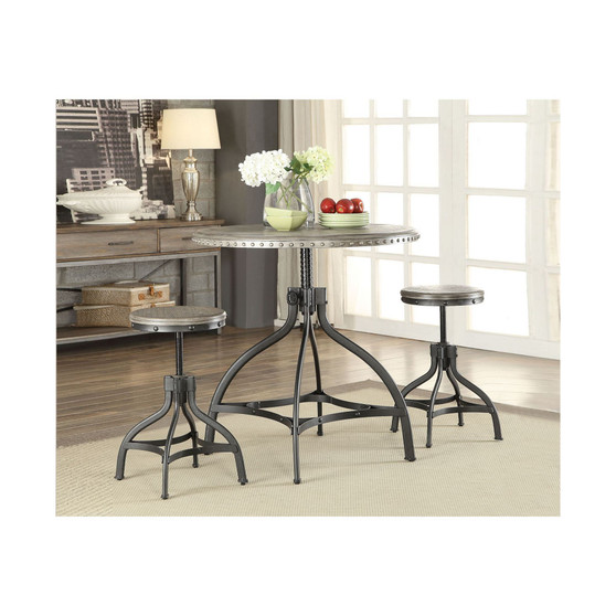 Fatima 3-Piece Adjustable Counter Height Set