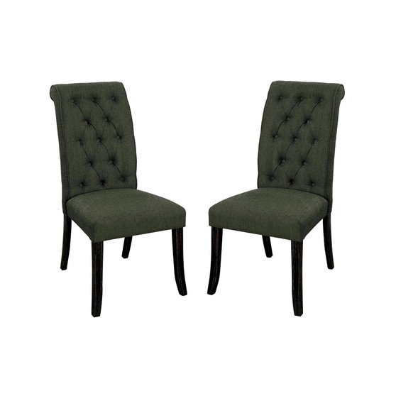 Landon Tufted Upholstered Side Chair (Set of 2)
