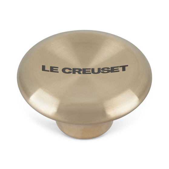 Signature Medium Light Gold Knob for Cast Iron