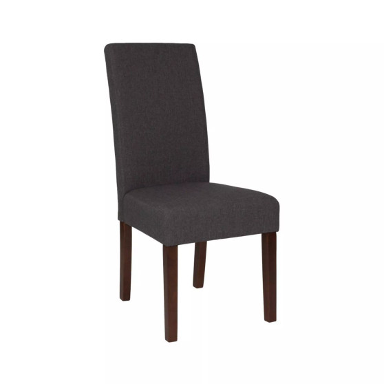 Ellison Mid-Century Panel Back Parsons Accent Dining Chair