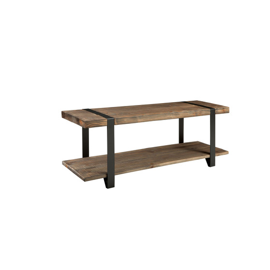 Modesto 48"L Reclaimed Wood Entryway Bench