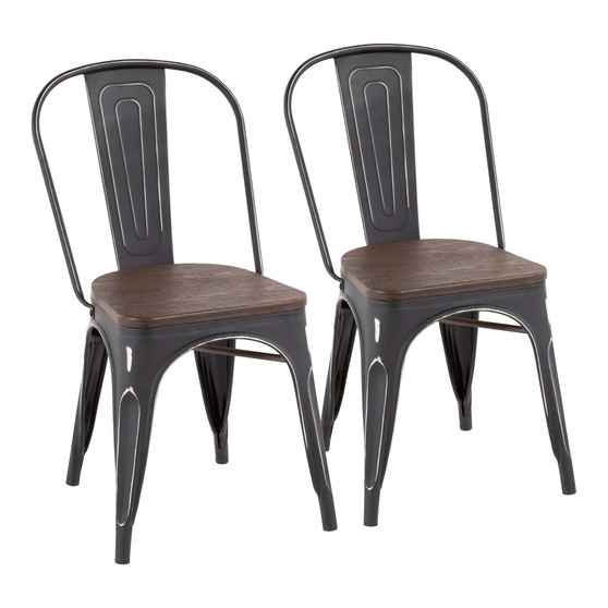 Oregon Stackable Dining Chair Set of 2