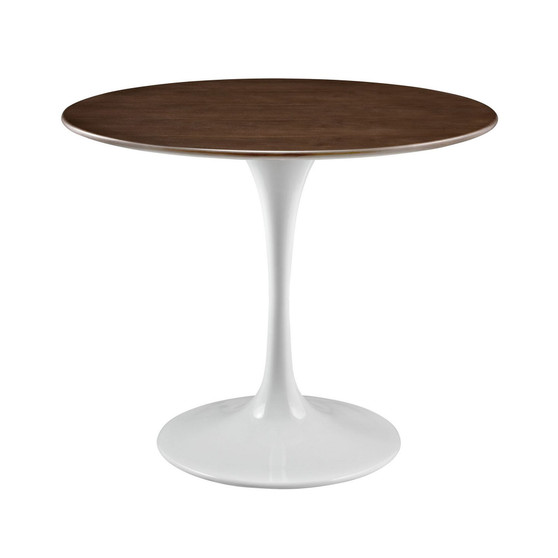 Lippa 36" Round Walnut Dining Table