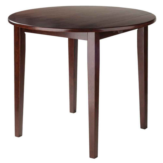 Solid Wood Frame Counter Height Swivel Stool, Dark Cherry - 19.25"x18"x38"