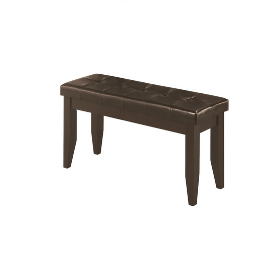 Aron Bench with Tufted Upholstered Seat
