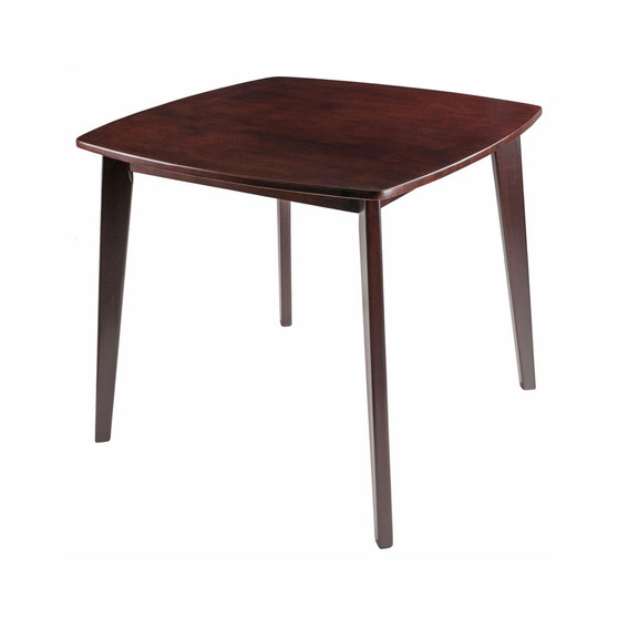 Transitional Pauline Dining Table, Walnut