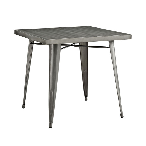 Alacrity Square Metal Dining Table