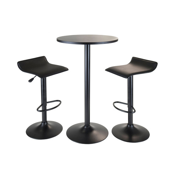 Obsidian 3-Piece Pub Set