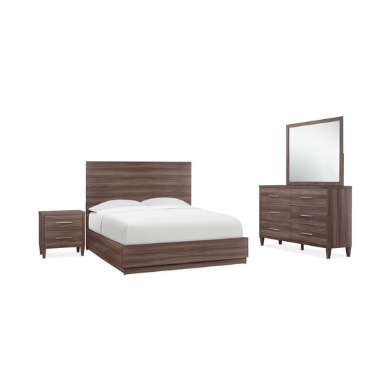 Jorah Laminate 3pc Bedroom Set (Queen Bed, Dresser, and Nightstand)