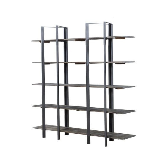 Loris 5 Shelf Metal Etagere Bookshelf