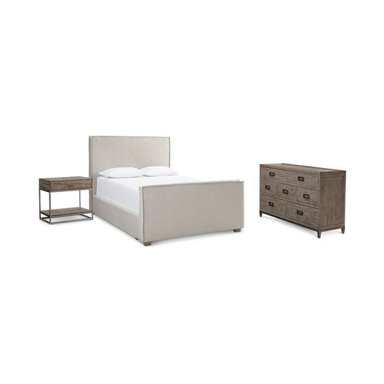 Highland Park 3pc Bedroom Set (Queen Bed, Dresser & Nightstand)