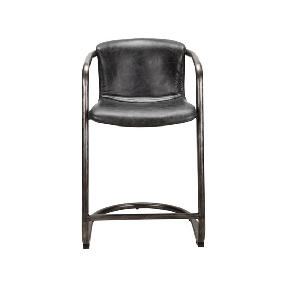 Freeman Counter Stool Antique Black-Set Of Two