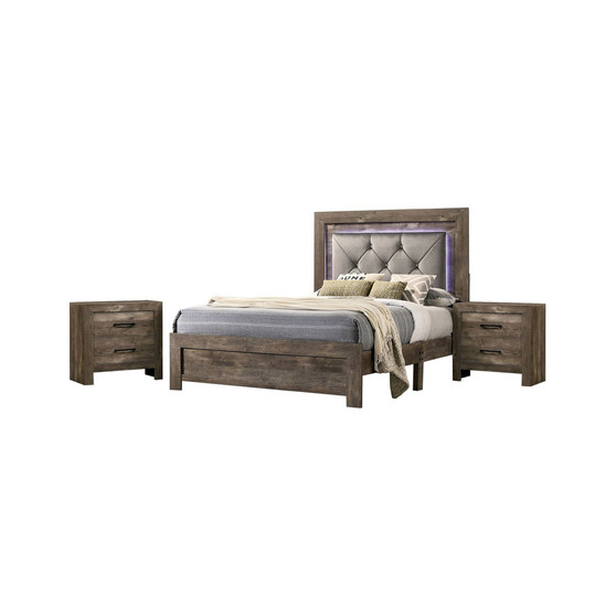 Cobargo Tufted 3-Piece Bedroom Set