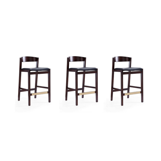 Klismos Counter Stool, Set of 3