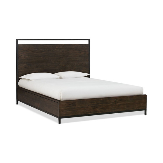 Gatlin Brown California King Platform Storage Bed, Created for Macy's