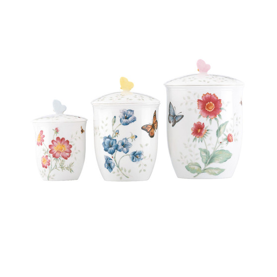 Butterfly Meadow Set/3 Canisters, Created for Macy's