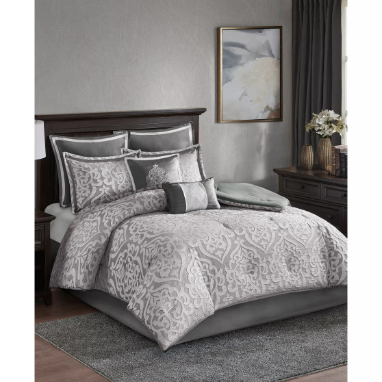 Odette Jacquard 8-Pc. Comforter Set, Queen
