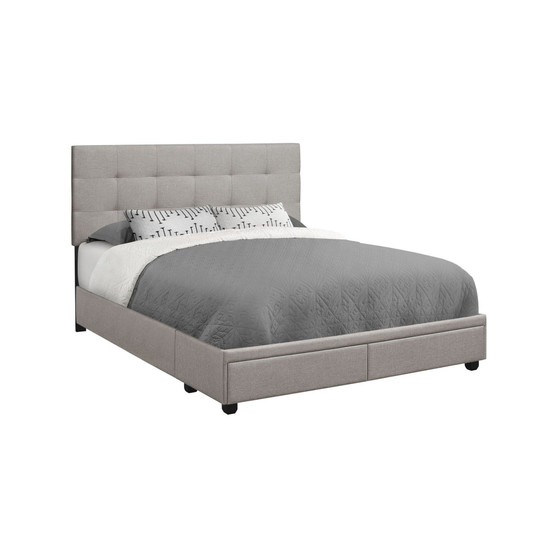 Bed with 2 Storage Drawers