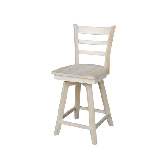 Emily Counter Height Stool with Swivel and Auto Return