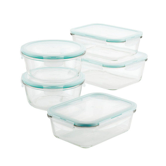 Purely Better™ Glass 10-Pc. Food Storage Container Set