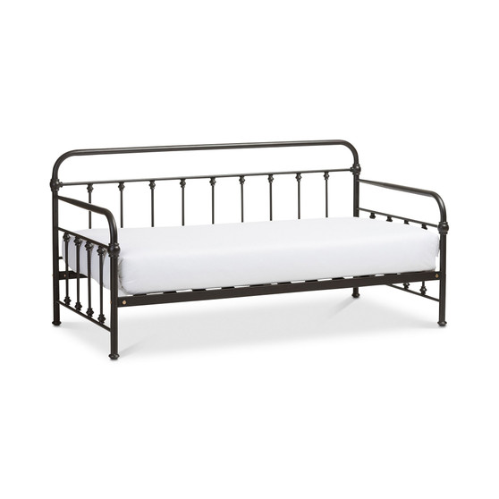 Elsie Black Bronze Finished Metal Daybed