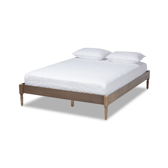 Furniture Colette French Bohemian Queen Size Bed Frame