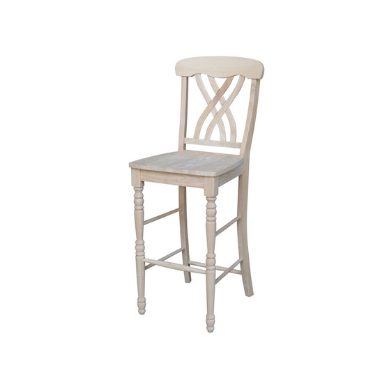 Lattice Bar Height Stool