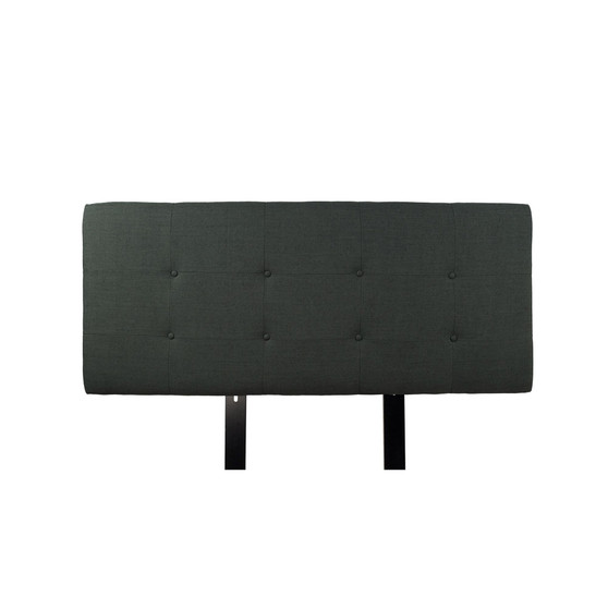 Ali Button Tufted Upholstered Eastern King Headboard